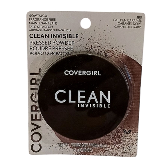 ❤️ 3/$15 Covergirl Clean Invisible Pressed Powder, 180 Golden Caramel - Picture 1 of 4